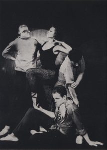 Podivuhodný mandarín (Marcela Martiníková, dole Jiří Merta, vlevo Petr Vondruška, vpravo Rudolf Brom), foto z katalogu