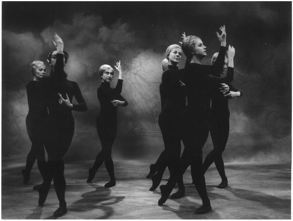 Taneční film Picassiáda (foto Jaroslav Kokštain, archiv IPŠ, z pozůstalosti Pavla Šmoka)