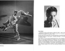 Ukázky katalogů v němčině (Balet Praha, 60. léta)