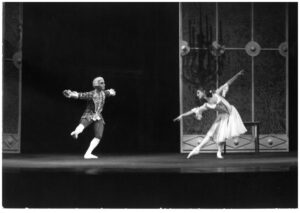 Ballett Basel – Der Diener zweier Herren – Ivan Krob a Kateřina Slavická (Elšlégrová) (foto Detlef Hoppmann, archiv IPŠ)