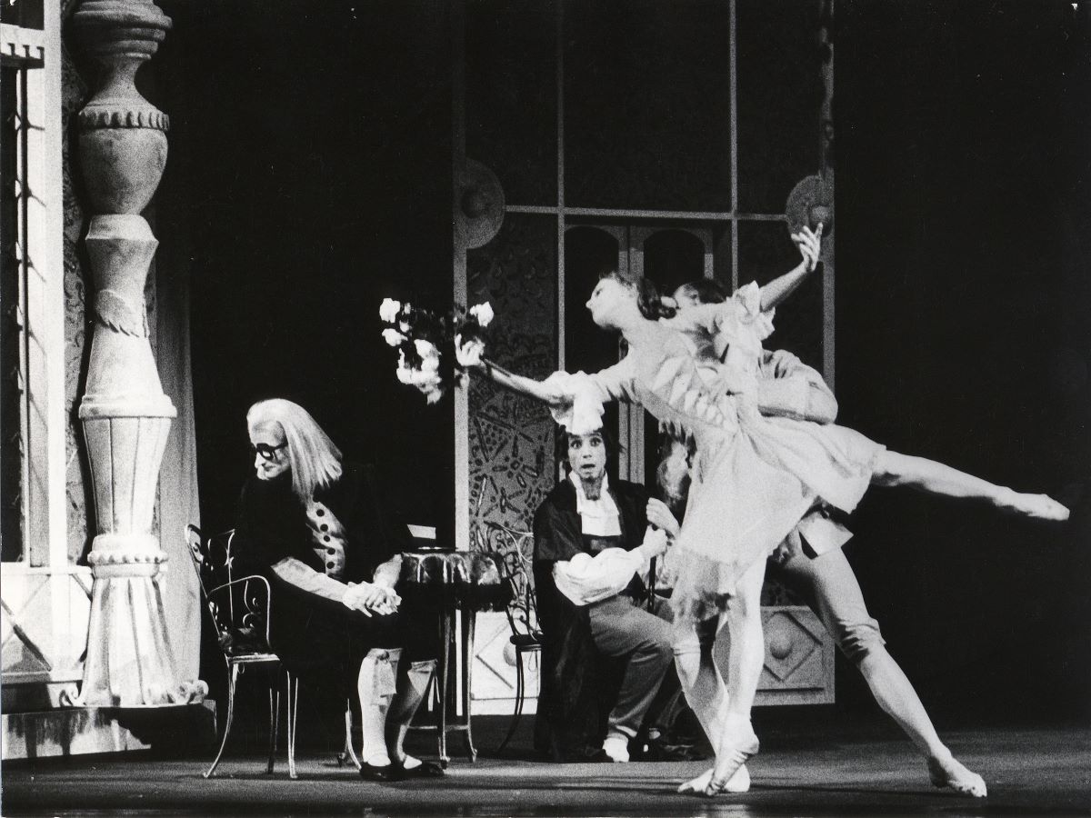 Ballett Basel – Der Diener zweier Herren – vlevo P. Koželuh (foto Peter Stöckli, archiv IPŠ)