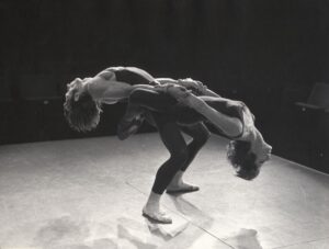 Chantal Fauchard a Maciej Miedzinsky (1972, Basilej, foto archiv IPŠ)